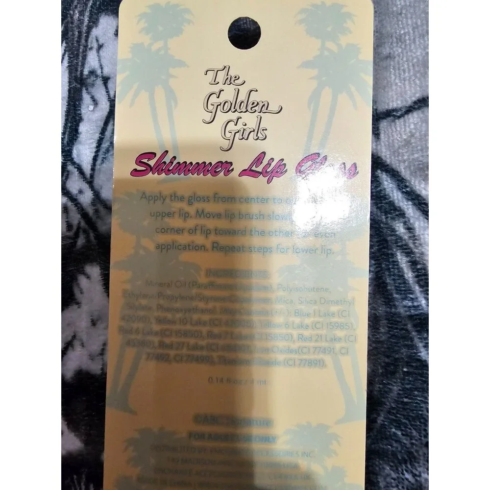 Golden Girls Lip Gloss Sophia Shady Pines NEW NWT